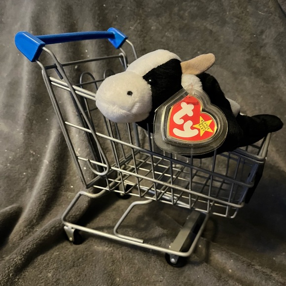 1993 Ty Black and White Cow Plush “Daisy” - Picture 1 of 6